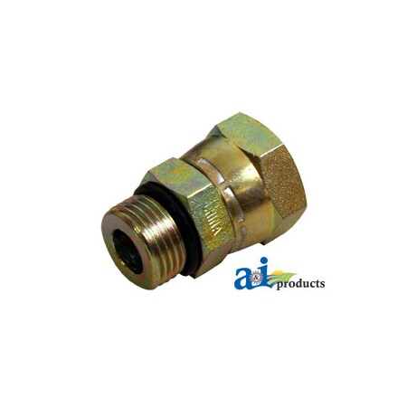 A & I Products Female NPT Swivel X Male ORB Straight Adapter 3.75" x4" x2" A-43D41